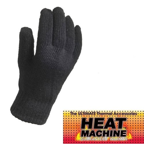 Heat Machine Thermohandschuhe Schwarz